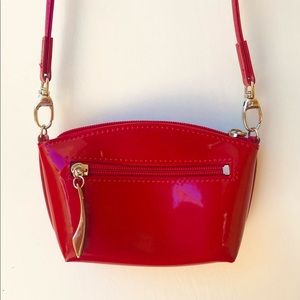 Beijo (NEVER used) Patent Candy-Apple Red Handbag/Crossbody